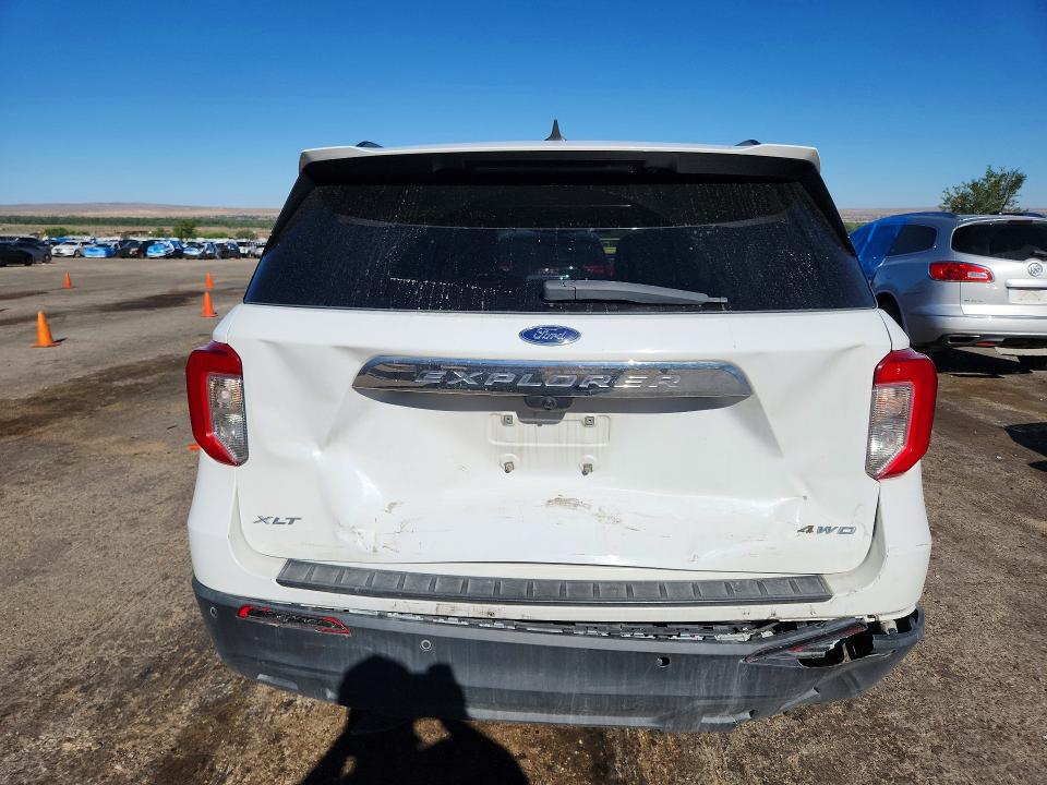 2022 Ford Explorer VIN 1FMSK8DH2NGC15195 COPART salvage auction — REAR END, Nm - Cert Of Title-Salvage, sold $9,200 on 2026-07-09 (photo 6)