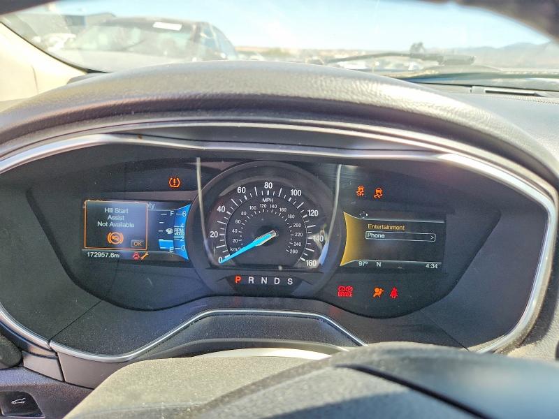 2017 Ford Fusion VIN 3FA6P0K93HR131717 COPART salvage auction — FRONT END, Ut - Salvage Certificate, sold $1,050 on 2026-07-24 (photo 9)