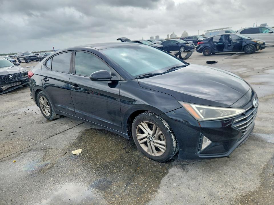 2019 Hyundai Elantra VIN KMHD84LF6KU866309 COPART salvage auction — REAR END, La - Cert Of Title-Salvage, sold $2,600 on 2026-07-22 (photo 8)