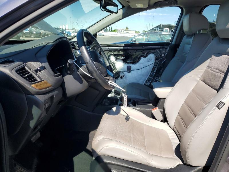 2017 Honda Cr-v VIN 7FARW1H87HE033858 COPART salvage auction — FRONT END, Ca - Salvage Certificate, sold $5,500 on 2026-07-09 (photo 7)