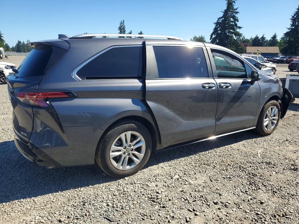 2025 Toyota VIN 5TDZSKFCXSS208479 COPART salvage auction — FRONT END, Wa - Bill Of Sale, sold $15,700 on 2026-07-10 (photo 3)