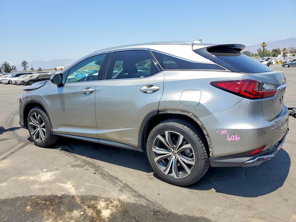 2022 Lexus Rx VIN 2T2HGMDA1NC092947 COPART salvage auction — FRONT END, Ca - Salvage Certificate, sold $11,600 on 2026-07-27 (photo 2)