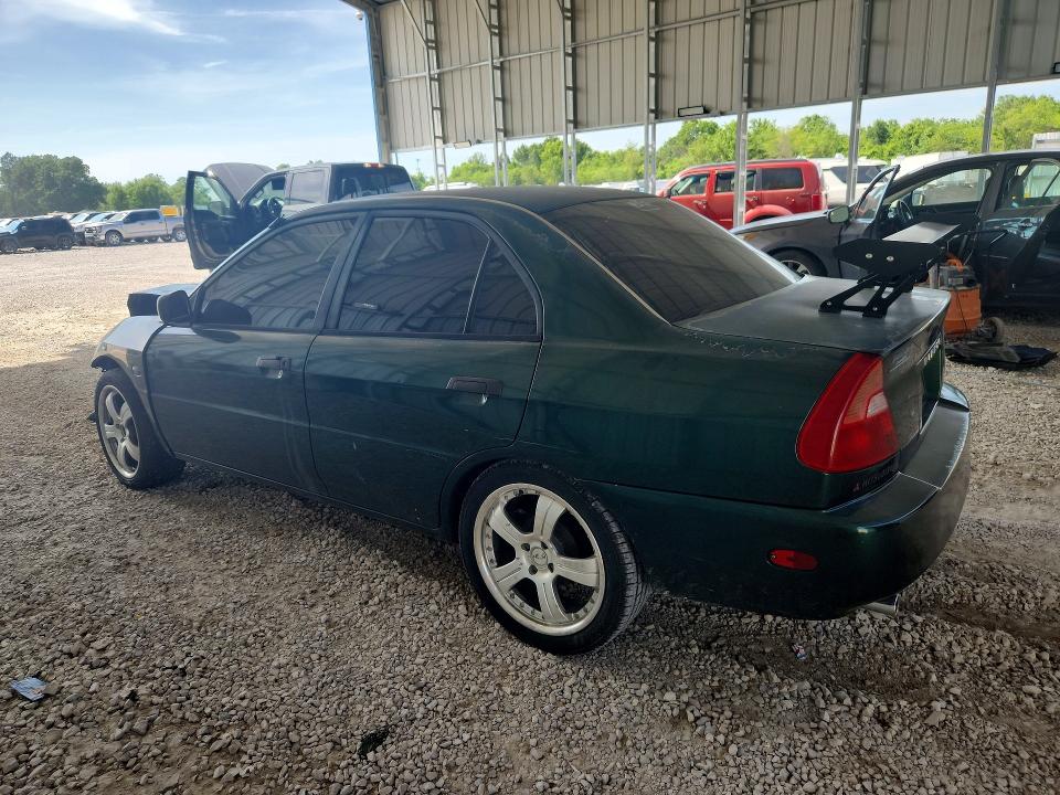 2001 Mitsubishi Mirage VIN JA3AY26C61U012124 COPART salvage auction — FRONT END, Mo - Salvage Certificate Of Title, sold $90 on 2026-07-06 (photo 2)