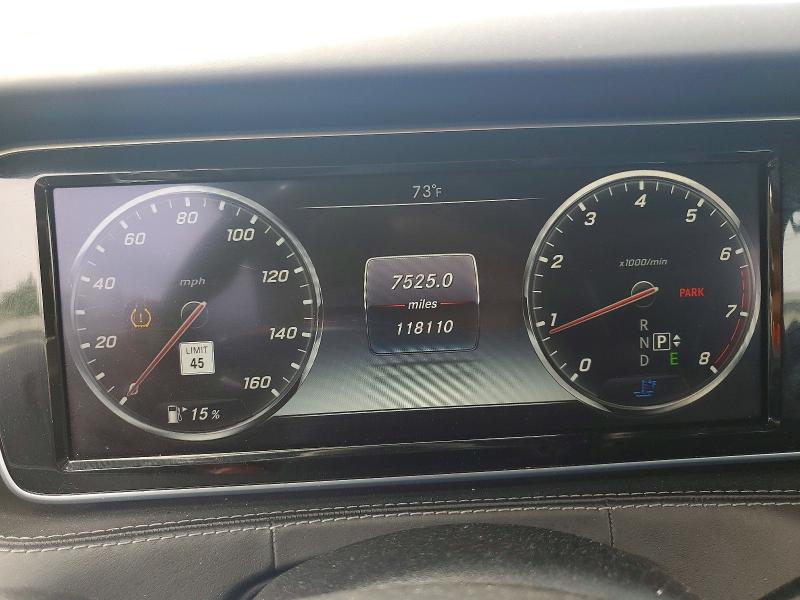 2016 Mercedes-benz S-klasse VIN WDDXJ8FB3GA015329 COPART salvage auction — MINOR DENT/SCRATCHES, In - Certificate Of Title, sold $11,100 on 2026-07-28 (photo 9)