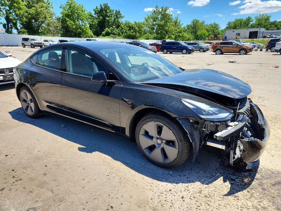 2023 Tesla Model 3 VIN 5YJ3E1EA3PF680705 COPART salvage auction — FRONT END, Mo - Salvage Certificate Of Title, sold $175 on 2026-07-24 (photo 4)