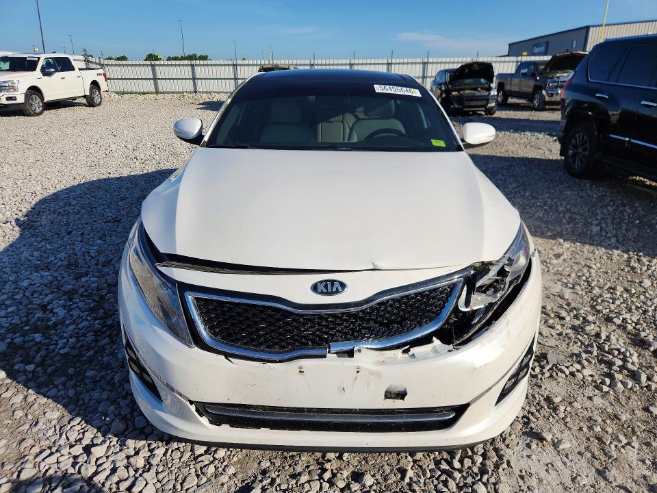 2014 Kia Optima VIN 5XXGR4A67EG276549 COPART salvage auction — FRONT END, Il - Salvage Certificate, sold $450 on 2026-07-20 (photo 5)