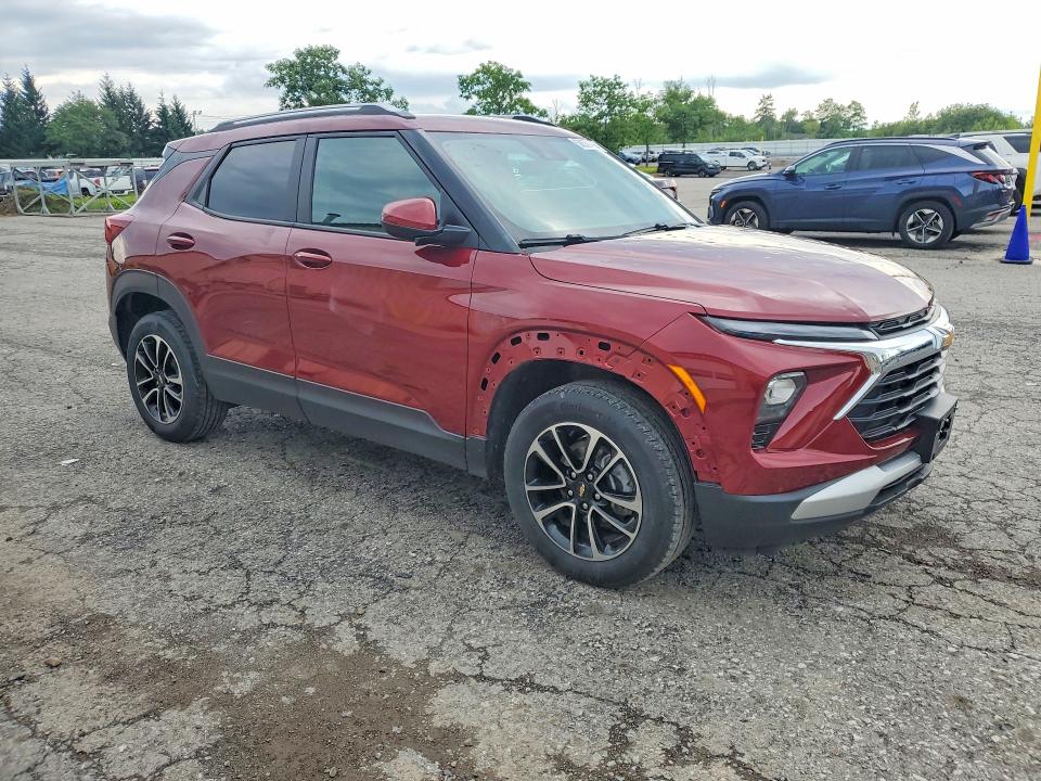2025 Chevrolet Trailblazer VIN KL79MRSL5SB153131 COPART salvage auction — HAIL, Ny - Mv-907A Salvage Certificate, sold $9,000 on 2026-07-20 (photo 4)