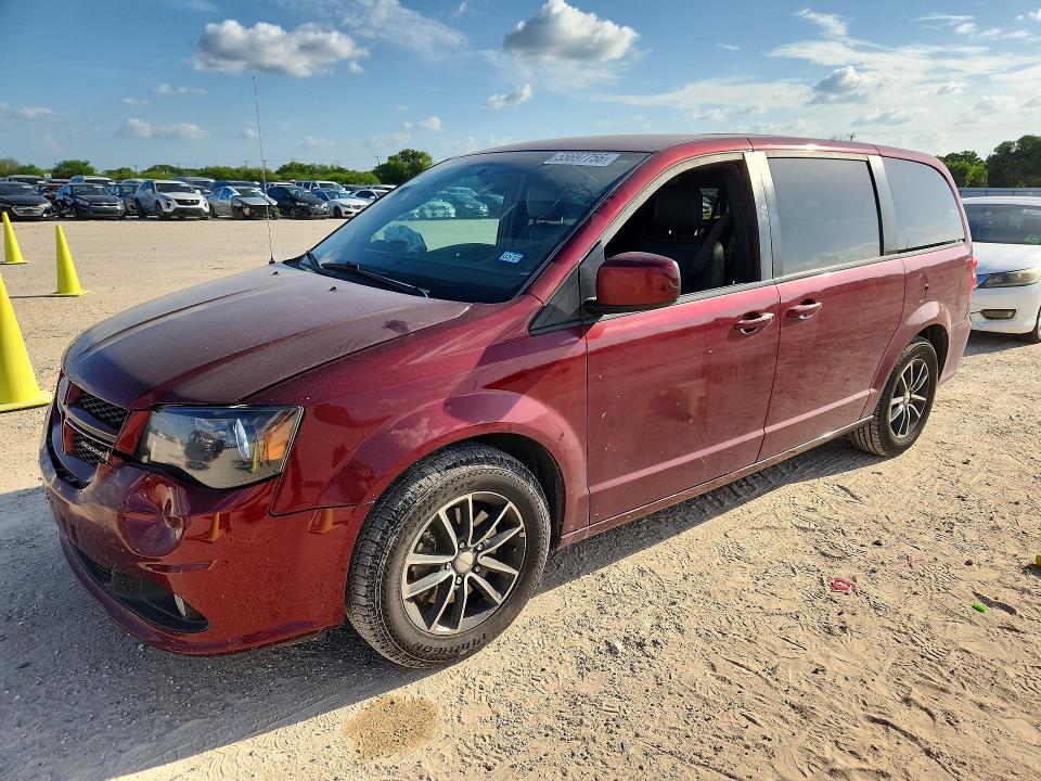 2018 Dodge Caravan VIN 2C4RDGEG8JR195461 COPART salvage auction — FRONT END, Tx - Salvage Vehicle Title, sold $1,700 on 2026-07-09 (photo 1)