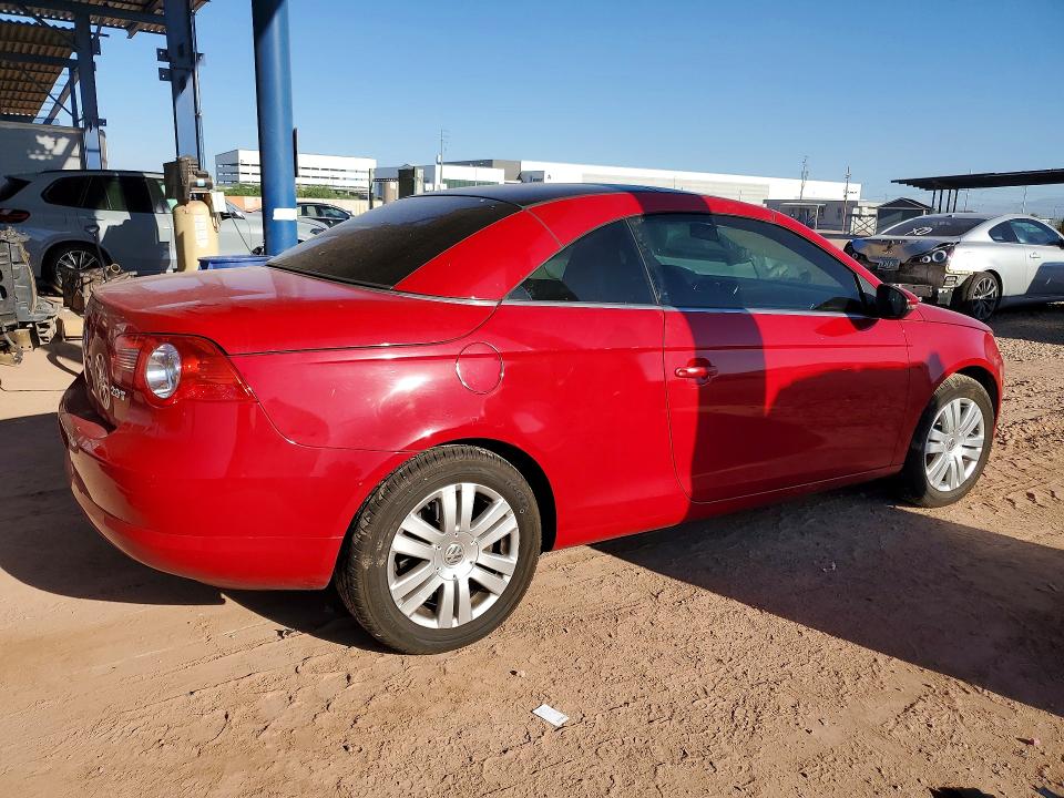2009 Volkswagen Eos VIN WVWBA71F29V023474 COPART salvage auction — FRONT END, AZ - CERT OF TITLE - SALVAGE, sold $650 on 2026-07-14 (photo 3)