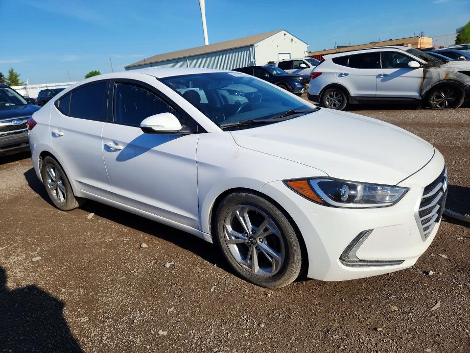2018 Hyundai Elantra VIN KMHD84LF8JU615869 COPART salvage auction — FRONT END, ON - PERMIT NO BRAND - UNFIT, sold $3,000 on 2026-07-07 (photo 4)