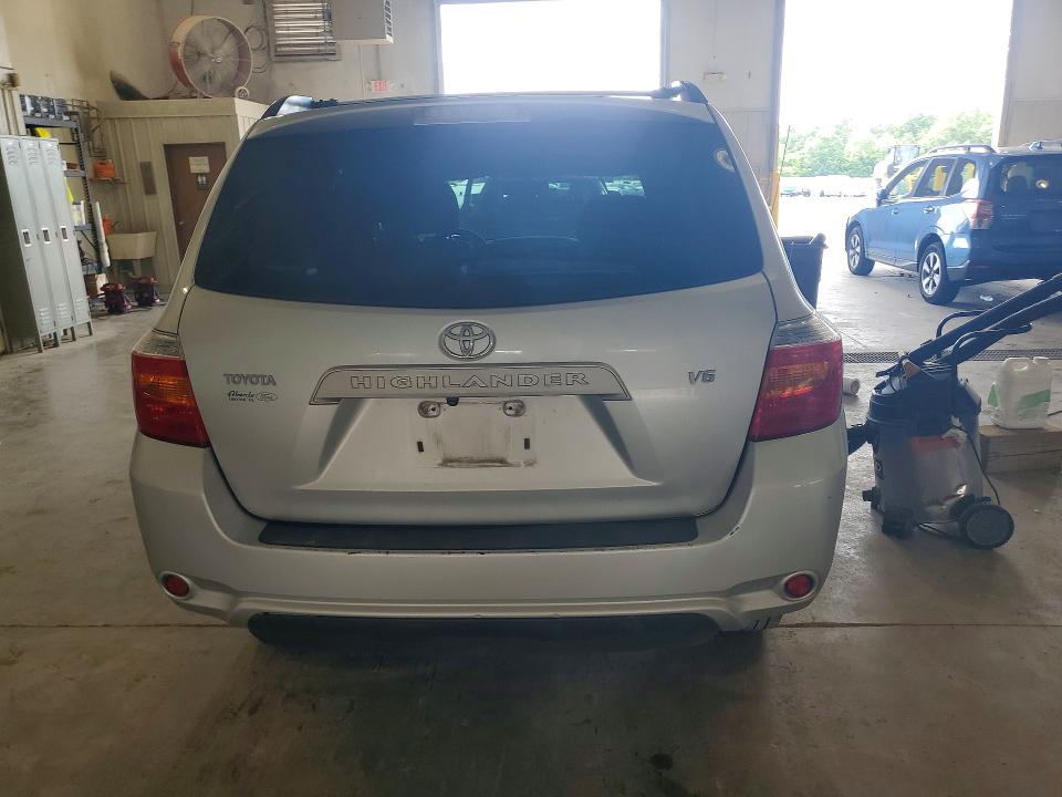 2008 Toyota Highlander VIN JTEDS41A482021083 COPART salvage auction — FRONT END, Mo - Salvage Certificate Of Title, sold $1,550 on 2026-07-28 (photo 6)
