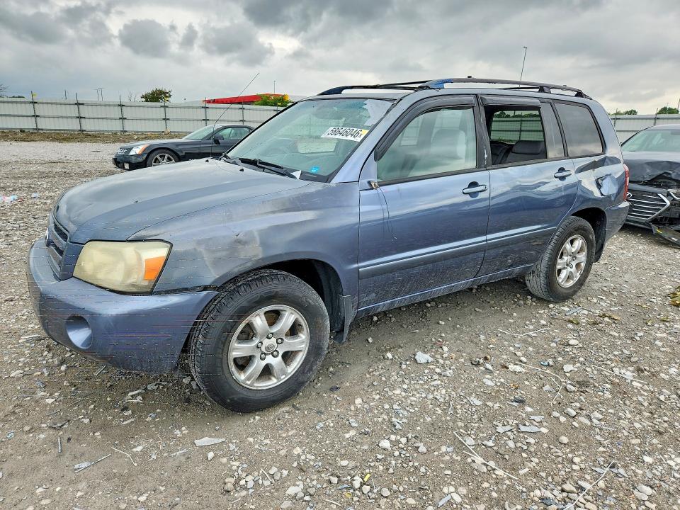 2006 Toyota Highlander VIN JTEDP21A760118650 COPART salvage auction — ROOF, IL - SALVAGE CERTIFICATE, sold $450 on 2026-07-29 (photo 1)