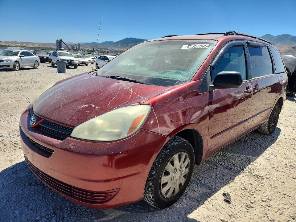 2005 Toyota Sienna VIN 5TDZA23C65S297172 COPART salvage auction — REAR END, Ut - Certificate Of Title, sold $350 on 2026-07-10 (photo 1)
