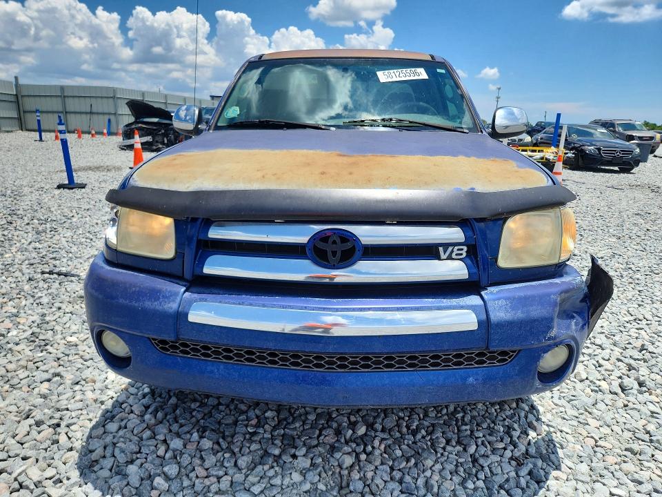 2005 Toyota Tundra VIN 5TBRT34105S470836 COPART salvage auction — SIDE, Fl - Cert Of Title Slvg Rebuildable, sold $800 on 2026-07-24 (photo 5)