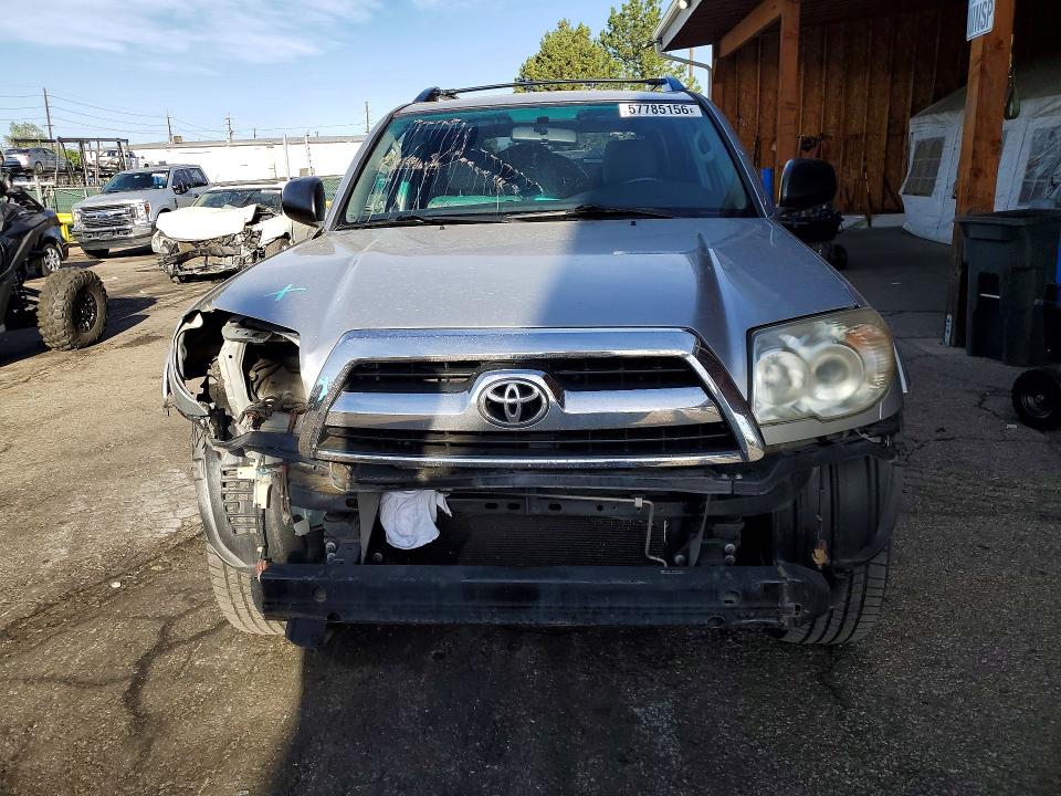 2006 Toyota 4runner VIN JTEBU14R668068059 COPART salvage auction — FRONT END, CO - SALVAGE TITLE, sold $4,150 on 2026-07-21 (photo 5)