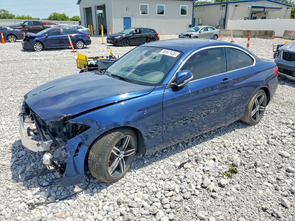 2017 BMW 2er VIN WBA2H9C31HV986887 COPART salvage auction — FRONT END, Oh - Cert Of Title-Salvage, sold $3,500 on 2026-07-15 (photo 1)