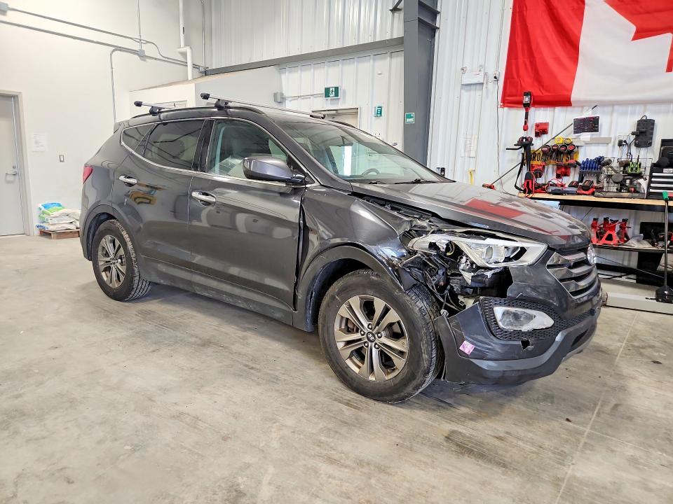 2016 Hyundai Santa fe VIN 5XYZU3LB3GG322811 COPART salvage auction — FRONT END, On - Permit No Brand - Unfit, sold $2,150 on 2026-07-16 (photo 4)