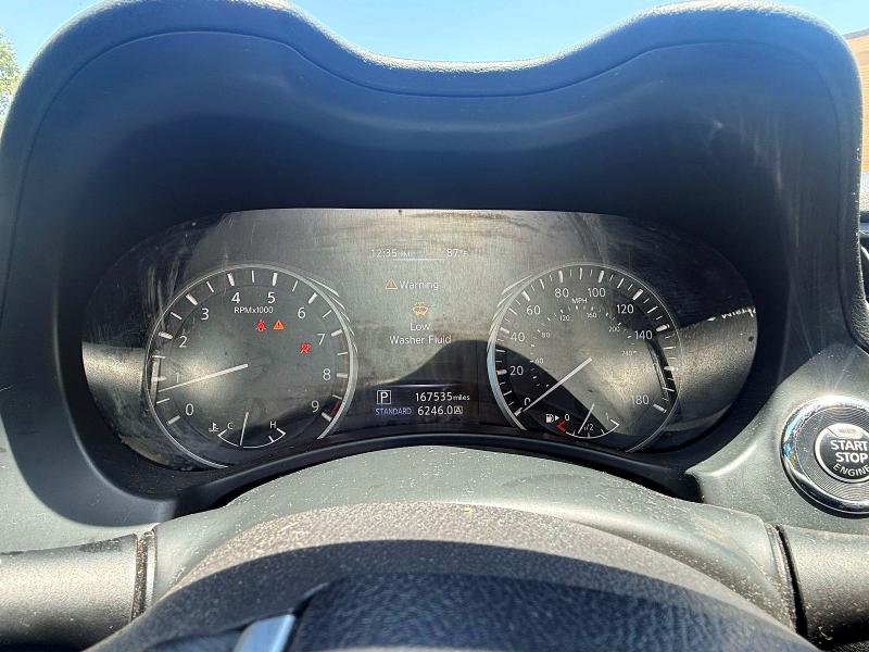 2018 Infiniti Q50 VIN JN1EV7AR4JM440734 COPART salvage auction — MINOR DENT/SCRATCHES, Ok - Certificate Of Title (P), sold $3,000 on 2026-07-14 (photo 8)