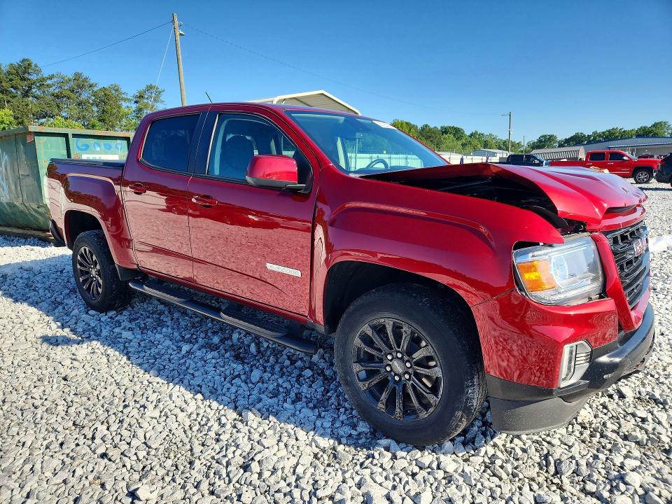 2022 Gmc Canyon VIN 1GTG5CEA8N1110640 COPART salvage auction — FRONT END, Ga - Cert Of Title-Salvage, sold $8,900 on 2026-07-09 (photo 4)