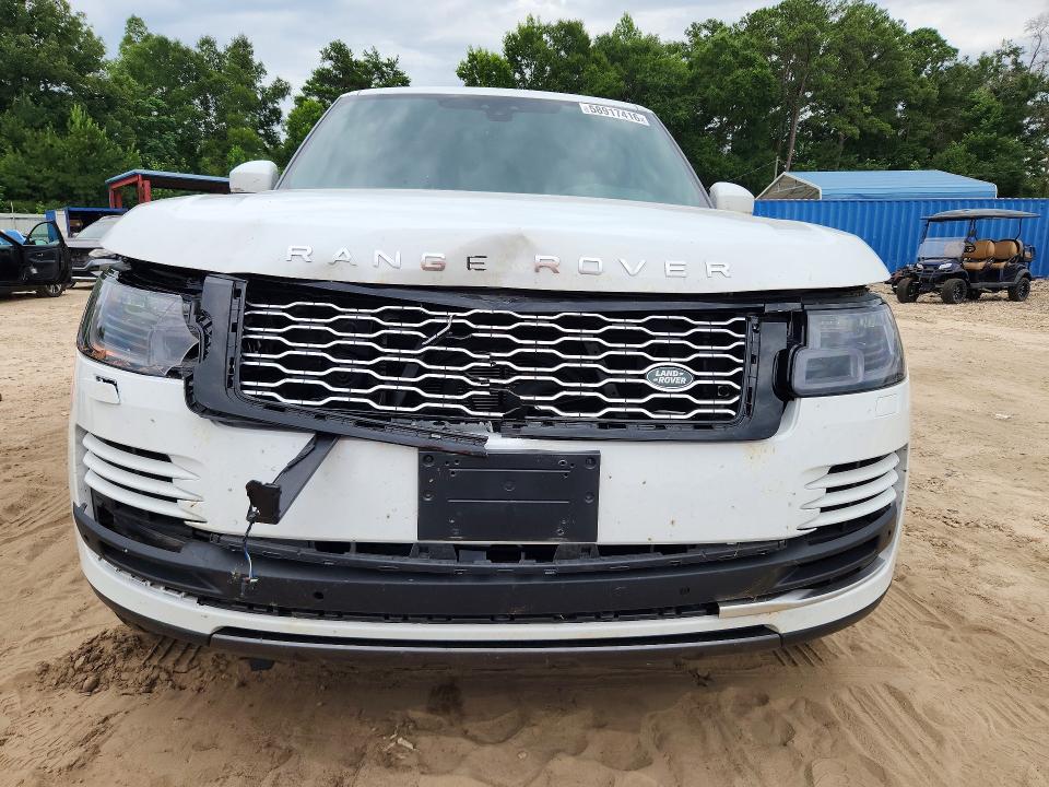 2020 Land rover VIN SALGS2RU6LA402929 COPART salvage auction — FRONT END, Tx - Salvage Vehicle Title, sold $29,500 on 2026-07-31 (photo 5)