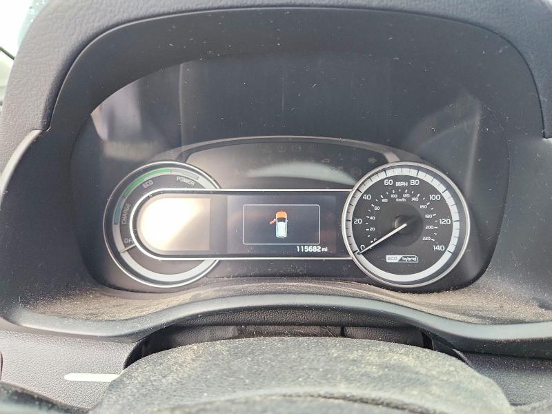 2017 Kia Niro VIN KNDCB3LC8H5082430 COPART salvage auction — FRONT END, Fl - Cert Of Title Slvg Rebuildable, sold $2,250 on 2026-07-10 (photo 9)
