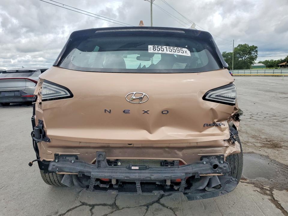 2020 Hyundai Nexo VIN KM8J84A66LU008510 COPART salvage auction — REAR END, Il - Salvage Certificate (P), sold $725 on 2026-07-13 (photo 6)