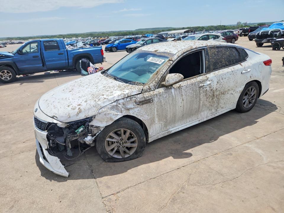 2020 Kia Optima VIN 5XXGT4L32LG411969 COPART salvage auction — FRONT END, Tx - Salvage Vehicle Title, sold $1,400 on 2026-07-09 (photo 1)