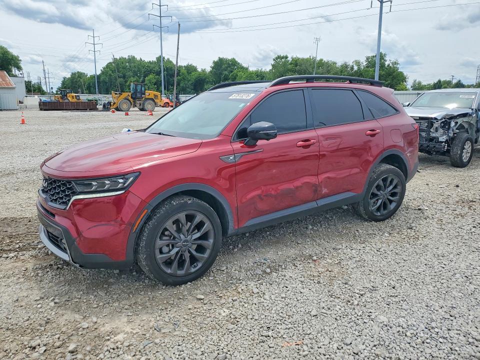 2023 Kia Sorento VIN 5XYRKDLF5PG214964 COPART salvage auction — SIDE, Oh - Cert Of Title-Salvage, sold $225 on 2026-07-21 (photo 1)