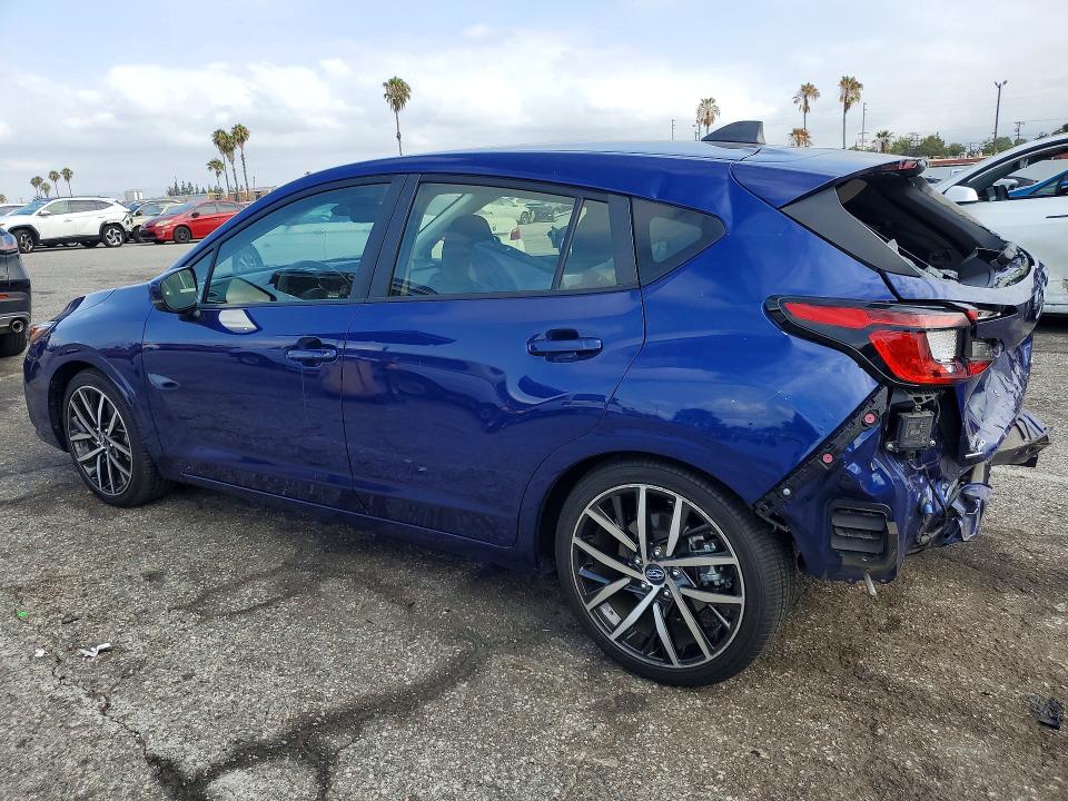 2024 Subaru Impreza VIN JF1GUAFC5R8328044 COPART salvage auction — REAR END, Ca - Salvage Certificate, sold $7,100 on 2026-08-14 (photo 2)