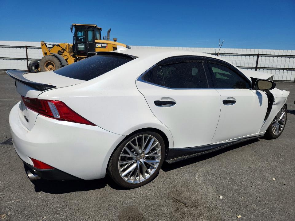 2016 Lexus Is VIN JTHBA1D22G5037134 COPART salvage auction — FRONT END, Ca - Salvage Certificate, sold $1,200 on 2026-07-30 (photo 3)