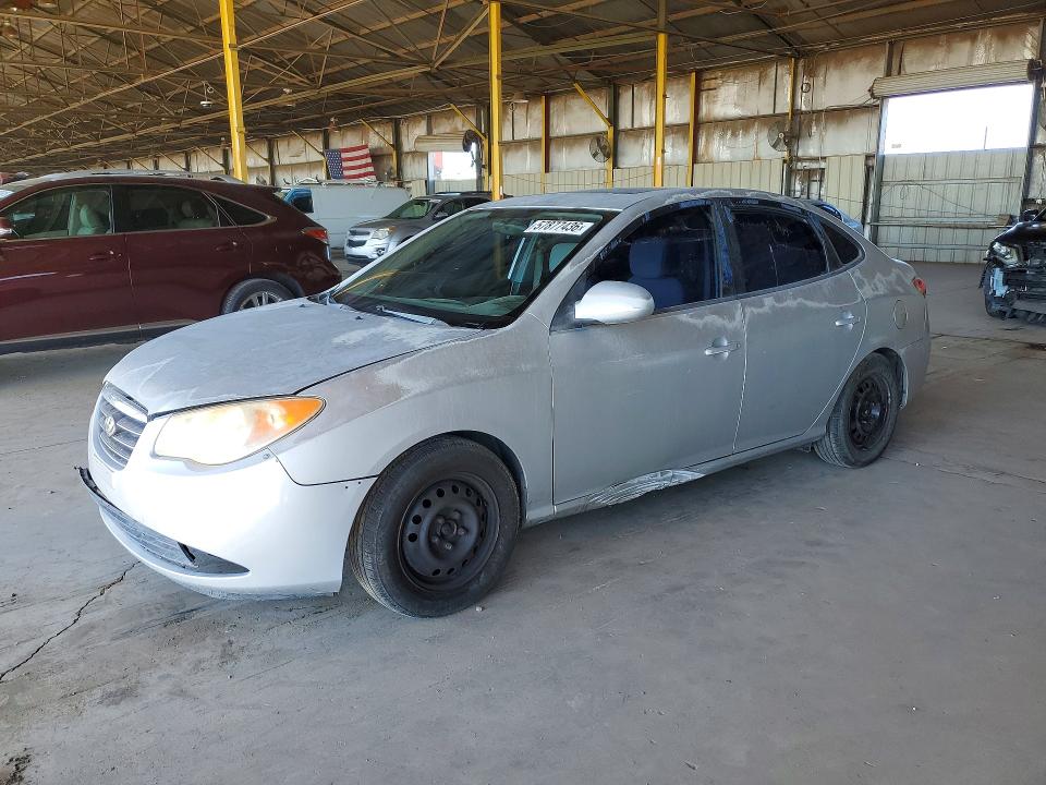 2008 Hyundai Elantra VIN KMHDU46DX8U352610 COPART salvage auction — MINOR DENT/SCRATCHES, Az - Certificate Of Title, sold $600 on 2026-07-06 (photo 1)