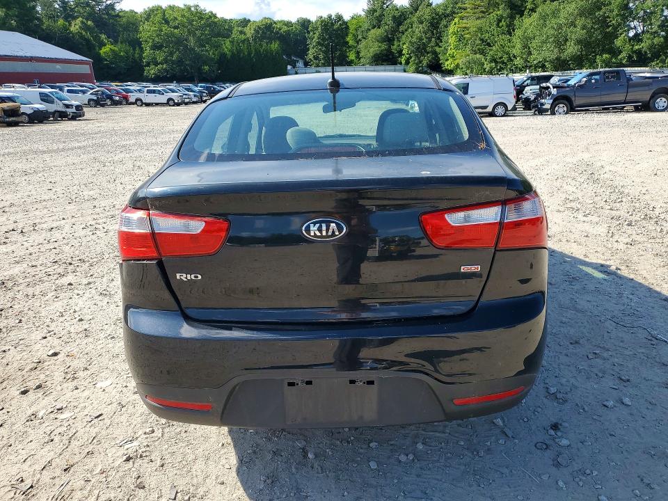 2015 Kia Rio VIN KNADM4A35F6487219 COPART salvage auction — REAR END, Or - Salvage Title, sold $375 on 2026-07-09 (photo 6)