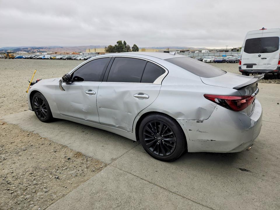2019 Infiniti Q50 VIN JN1EV7APXKM519194 COPART salvage auction — REAR END, CA - SALVAGE CERTIFICATE, sold $4,550 on 2026-07-02 (photo 2)