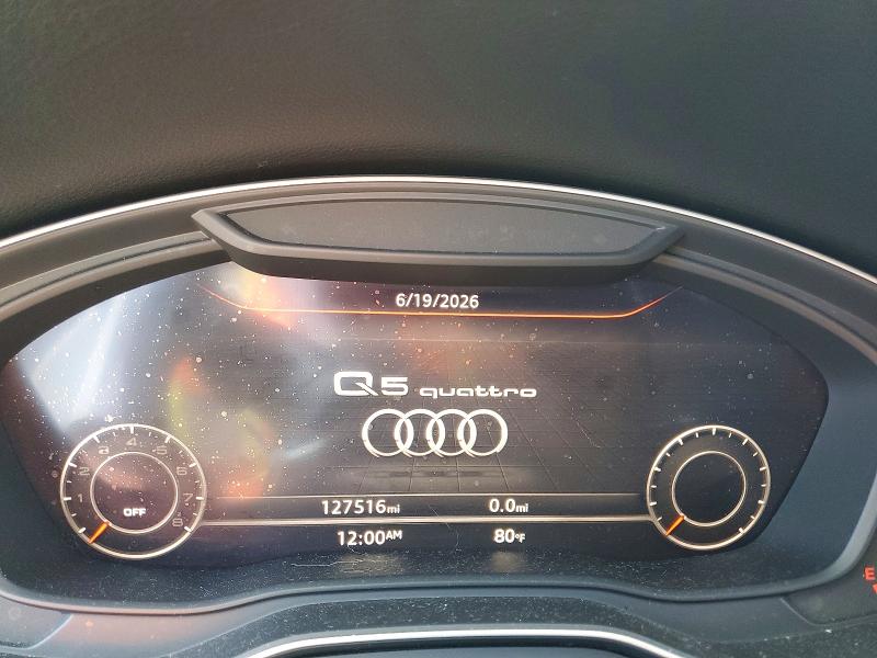 2018 Audi Q5 VIN WA1ANAFYXJ2023164 COPART salvage auction — REAR END, Ca - Dis/Dlr/Exp Only Clean Title, sold $5,100 on 2026-07-08 (photo 9)