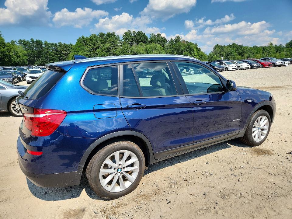 2015 BMW X3 VIN 5UXWX9C56F0D58277 COPART salvage auction — FRONT END, Ma - Cert Of Title-Reconstrctd Coll, sold $2,300 on 2026-07-20 (photo 3)