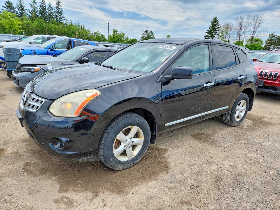 2013 Nissan Rogue sport VIN JN8AS5MTXDW012261 COPART salvage auction — REAR END, On - Permit No Brand - Unfit, sold $400 on 2026-07-07 (photo 1)
