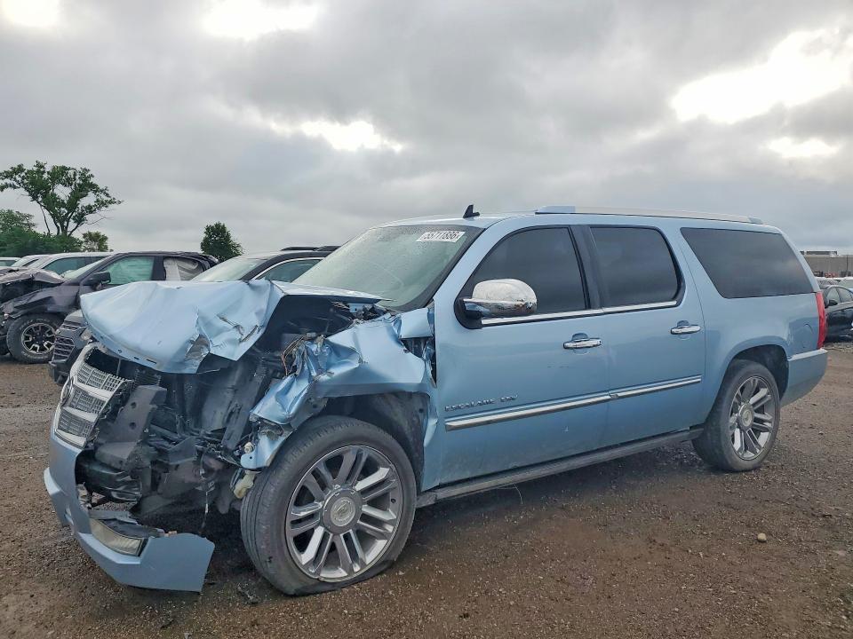 2011 Cadillac Escalade VIN 1GYS4KEF8BR260418 COPART salvage auction — FRONT END, IA - CERT OF TITLE-SALVAGE TITLE, sold $1,700 on 2026-07-31 (photo 1)