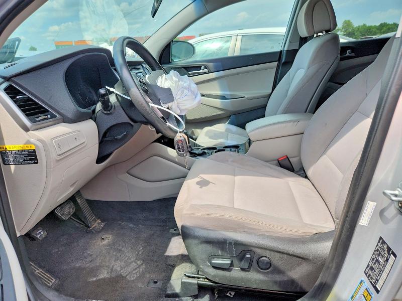 2017 Hyundai Tucson VIN KM8J3CA47HU521327 COPART salvage auction — FRONT END, Salvage Title, sold $1,250 on 2026-07-10 (photo 7)
