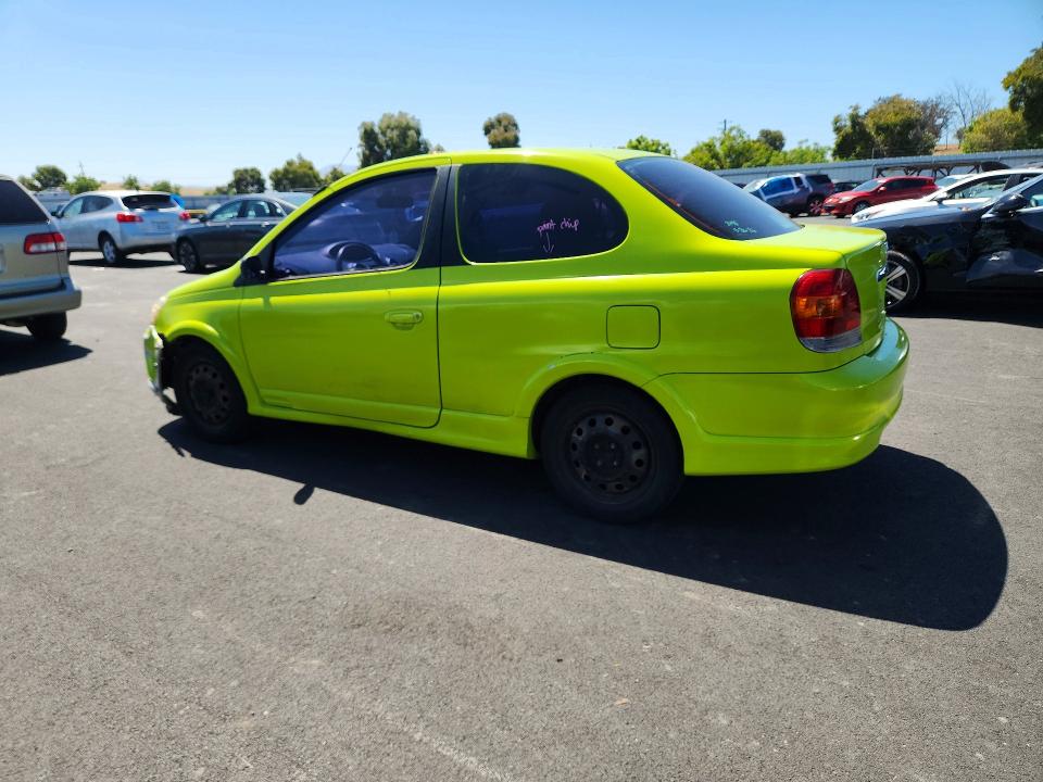2003 Toyota Echo VIN JTDAT123830263320 COPART salvage auction — FRONT END, Ca - Salvage Certificate, sold $425 on 2026-07-08 (photo 2)