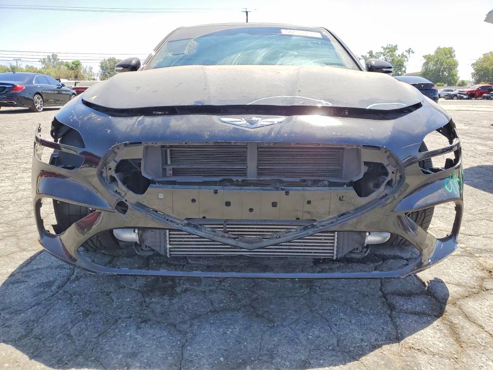 2022 Genesis G70 VIN KMTG34TA7NU092176 COPART salvage auction — FRONT END, Salvage Title, sold $4,300 on 2026-07-16 (photo 5)