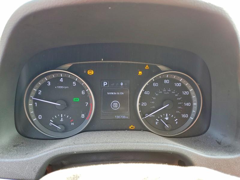 2017 Hyundai Elantra VIN KMHD84LF8HU407288 COPART salvage auction — REAR END, Fl - Cert Of Title Slvg Rebuildable, sold $2,250 on 2026-07-10 (photo 9)