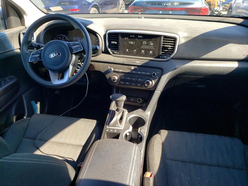 2021 Kia Sportage VIN KNDPMCAC7M7896288 COPART salvage auction — VANDALISM, Ct - Cert Of Title-Salvage, sold $5,300 on 2026-07-17 (photo 8)