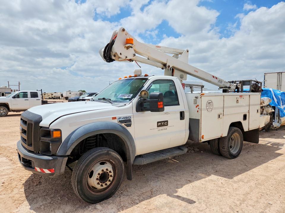 2008 Ford F-450 super duty VIN 1FDXF46Y78EA55394 COPART salvage auction — MECHANICAL, MT - CERTIFICATE OF TITLE, sold $400 on 2026-07-09 (photo 1)