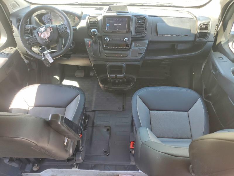 2025 Ram Promaster 3500 VIN 3C6MRVJG4SE517884 COPART salvage auction — FRONT END, NV - CERTIFICATE OF TITLE, sold $8,700 on 2026-07-08 (photo 8)