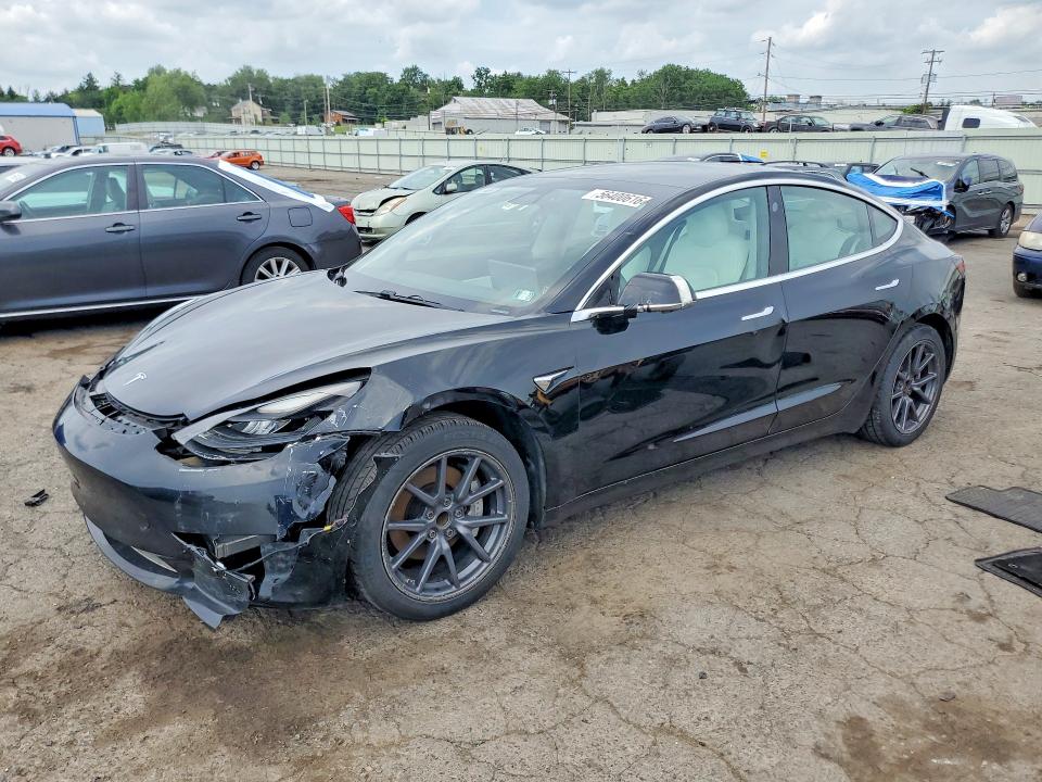 2019 Tesla Model 3 VIN 5YJ3E1EA8KF431440 COPART salvage auction — FRONT END, Pa - Certificate Of Salvage, sold $3,950 on 2026-07-31 (photo 1)