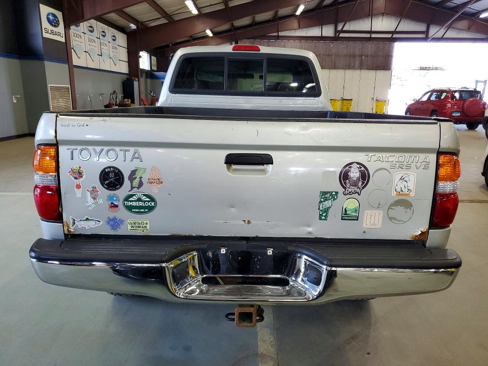 2004 Toyota Tacoma VIN 5TEWN72N34Z382091 COPART salvage auction — REAR END, Vt - Certificate Of Title, sold $3,000 on 2026-07-30 (photo 6)