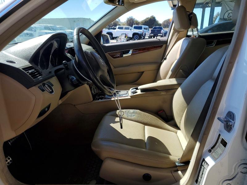 2011 Mercedes-benz C class VIN WDDGF5EB7BR174821 COPART salvage auction — REAR END, CA - SALVAGE CERTIFICATE, sold $1,550 on 2026-07-14 (photo 7)