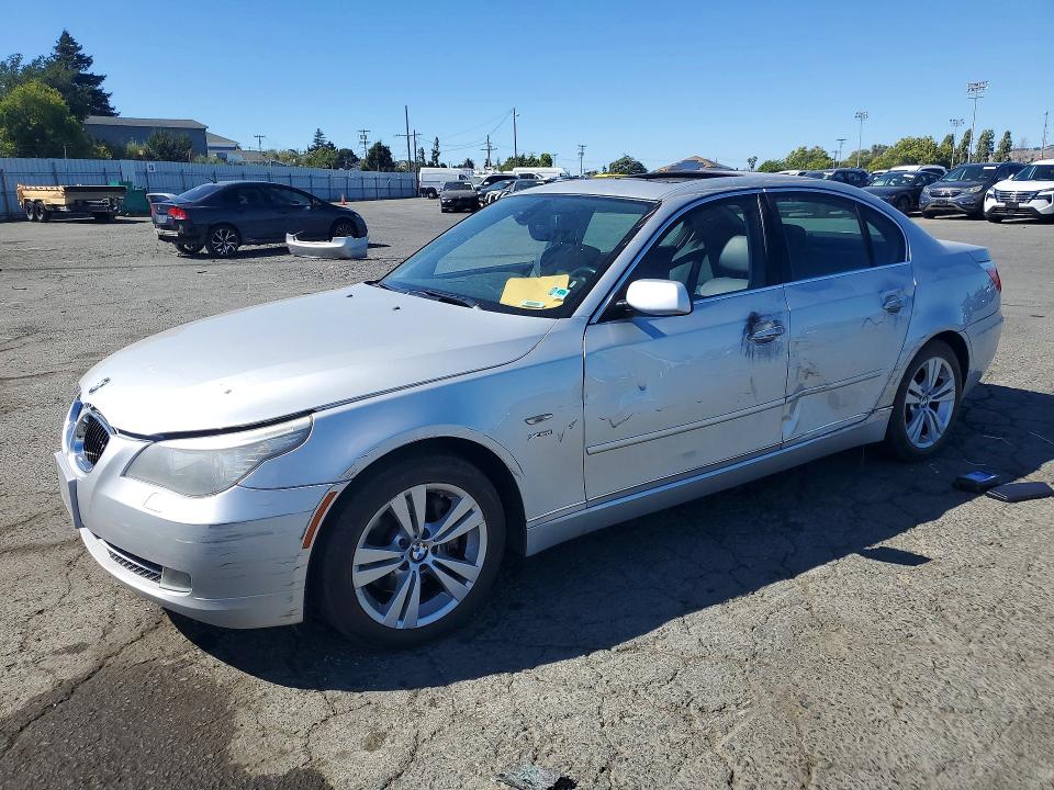 2010 BMW 5er VIN WBANV1C56AC157694 COPART salvage auction — SIDE, Ca - Salvage Certificate, sold $125 on 2026-07-24 (photo 1)