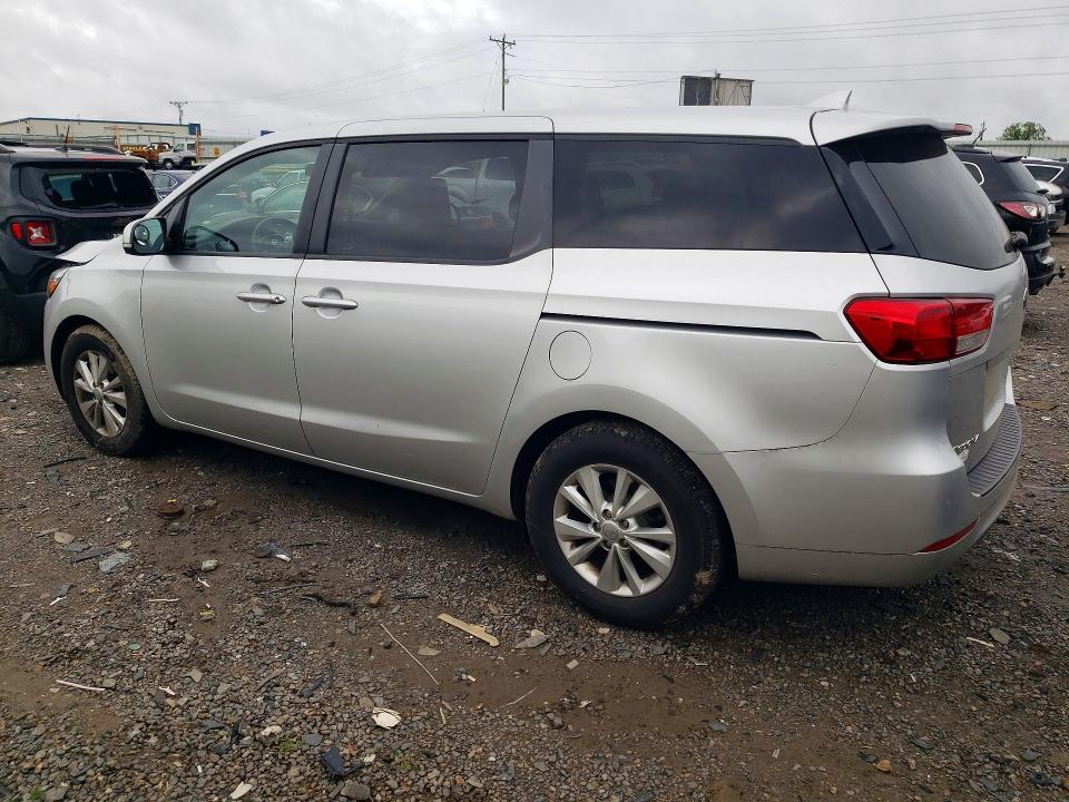 2017 Kia SEDONA VIN KNDMB5C10H6306864 COPART salvage auction — FRONT END, Va - Cert Of Title - Salvage, sold $1,150 on 2026-07-06 (photo 2)
