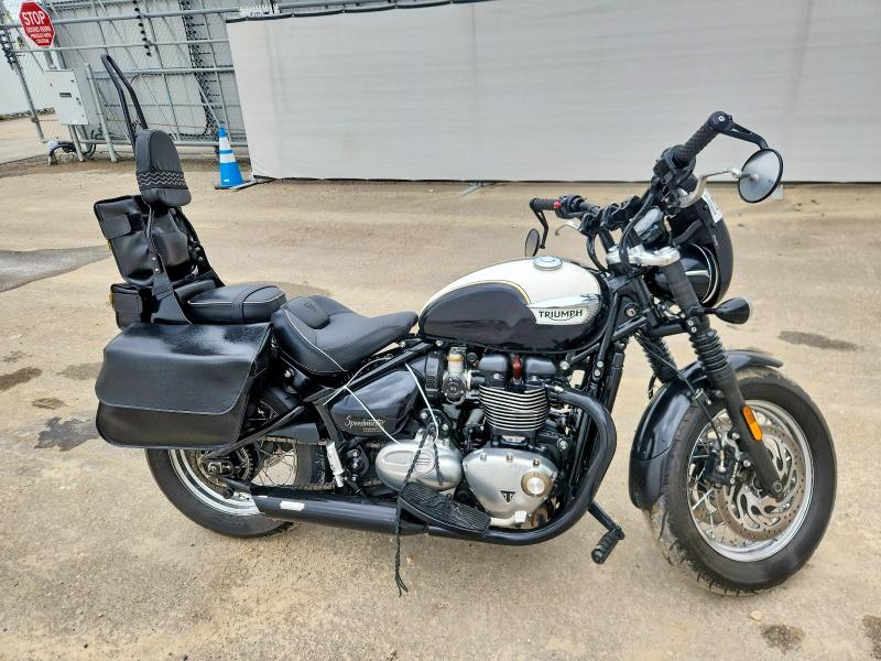 2018 Triumph motorcycle Speedmaster VIN SMTD46HL1JT870106 COPART salvage auction — MINOR DENT/SCRATCHES, AB - OOP - ACTIVE, sold $3,550 on 2026-07-08 (photo 1)